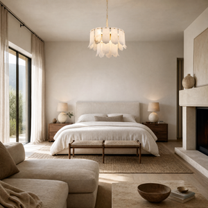 Hollis Modern Alabaster Round Pendant Light, chandelier - view 10