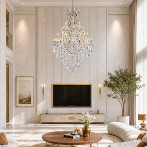 49.2" 44-Light Maria Theresa Crystal Chandelier - Gold - view 5