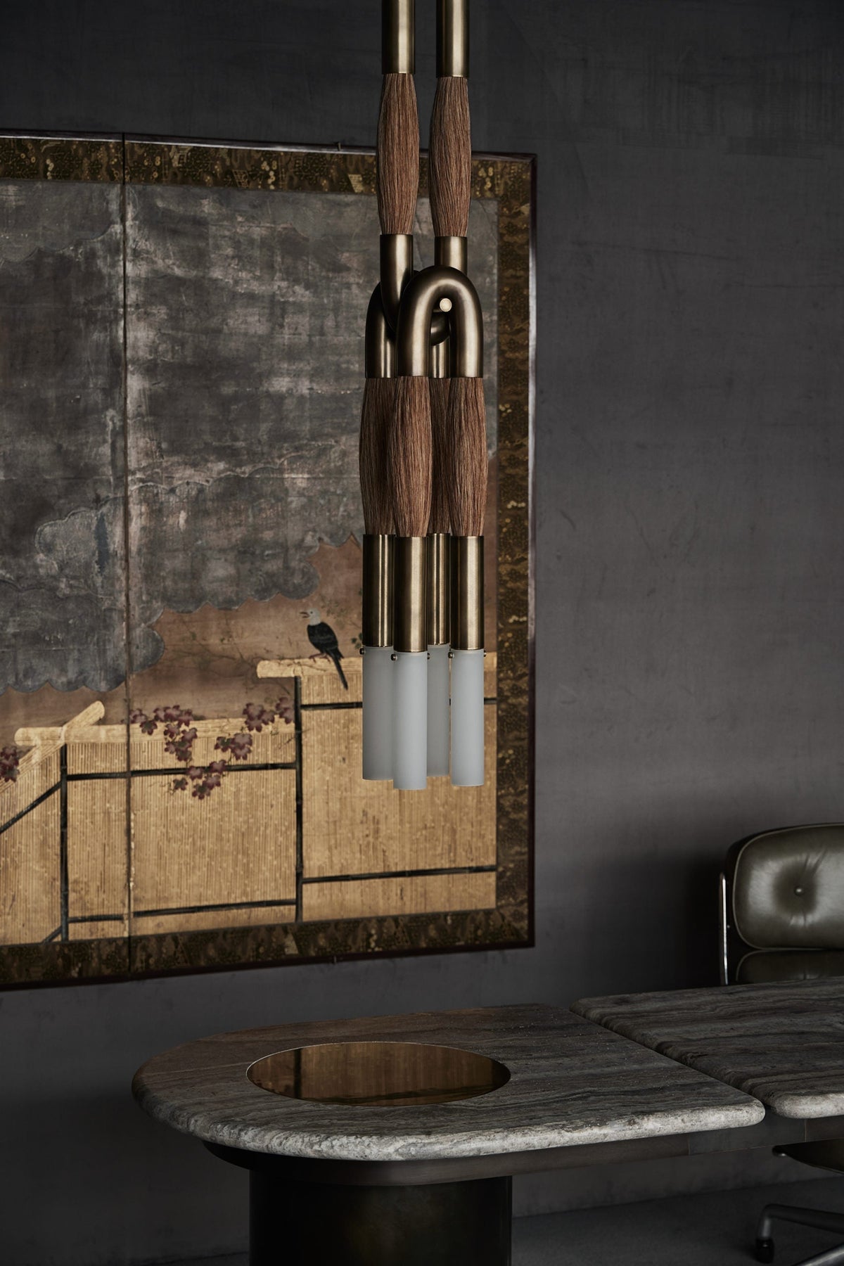 Horsehair Pendant Light - view 8