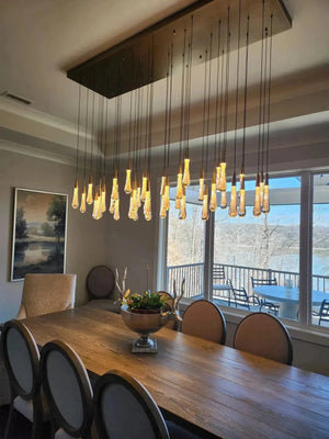 Soltaire Linear Chandelier 37"50"70"87"120" - view 42