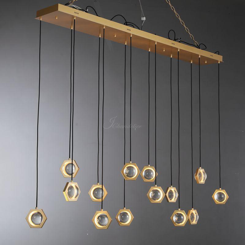 Eldric Linear Chandelier 54", 72"