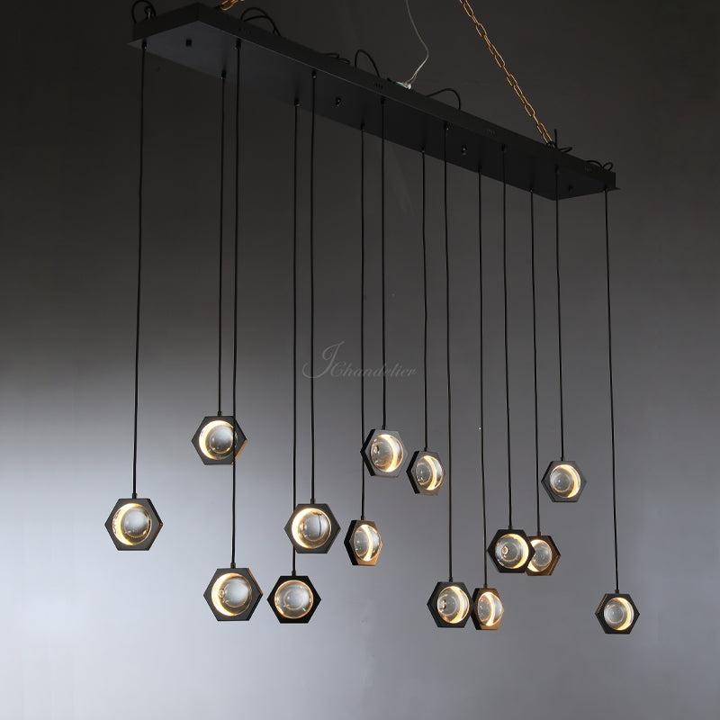 Eldric Linear Chandelier 54", 72"