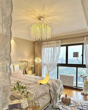 Elegant Crystal Icicle Chandelier in Branch Style for Dining Table Use - view 24