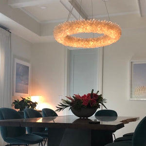 Modern Round/Oval/Linear/Square Natural Crystal Chandelier - view 8