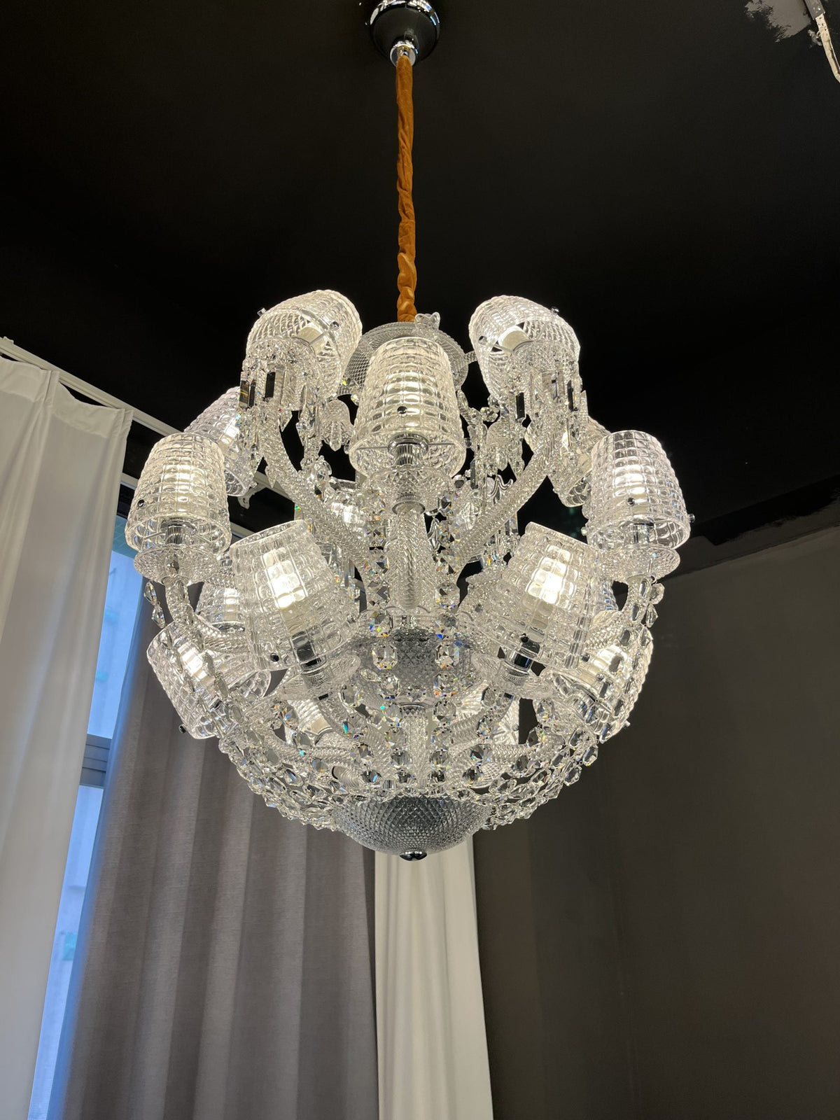 18 lights LE ROI SOLEIL CHANDELIER, crystal - view 2