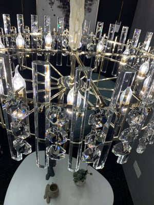 Ariel Gem Round Crystal Chandelier, K9 crystal - view 5