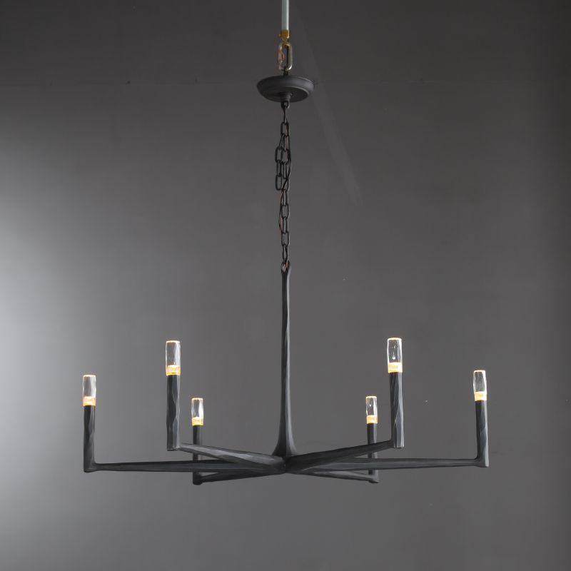Thalen Series Forged Chandelier, solid brass - view 4