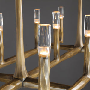 Thalen Series Forged Chandelier, solid brass - view 12