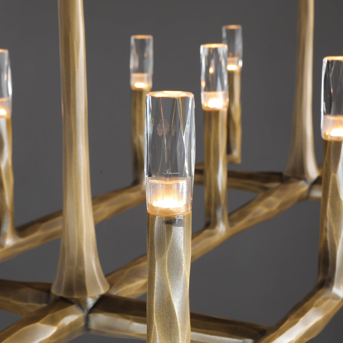 Thalen Series Forged Chandelier, solid brass - view 12