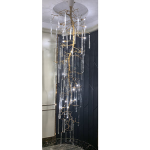 Willow Branch Glass Foyer Chandelier - view 2