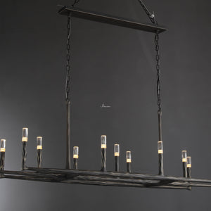 Thalen Series Forged Chandelier, solid brass - view 10
