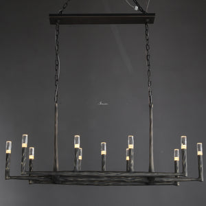 Thalen Series Forged Chandelier, solid brass - view 8