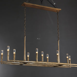 Thalen Series Forged Chandelier, solid brass - view 9
