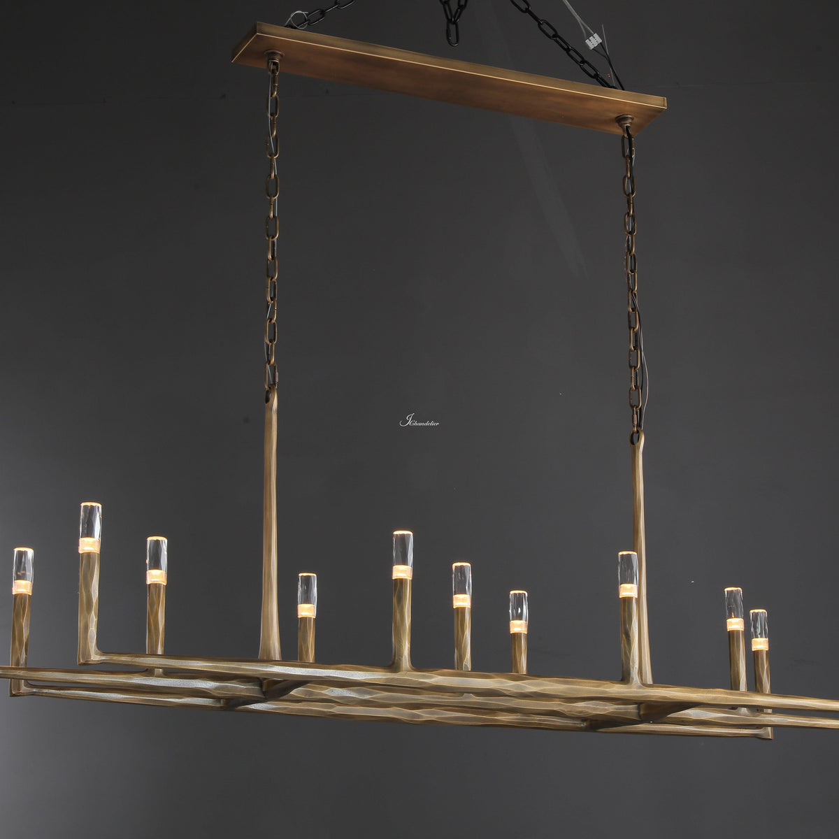 Thalen Series Forged Chandelier, solid brass - view 9