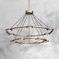 Eldric Two-Tier Round Chandelier 48" 60"