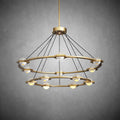 Eldric Two-Tier Round Chandelier 48"