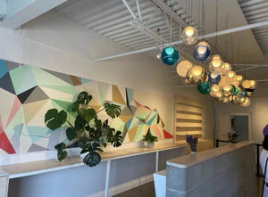 Post Modern Gradient Colorful Ball Pendant Chandelier - view 6