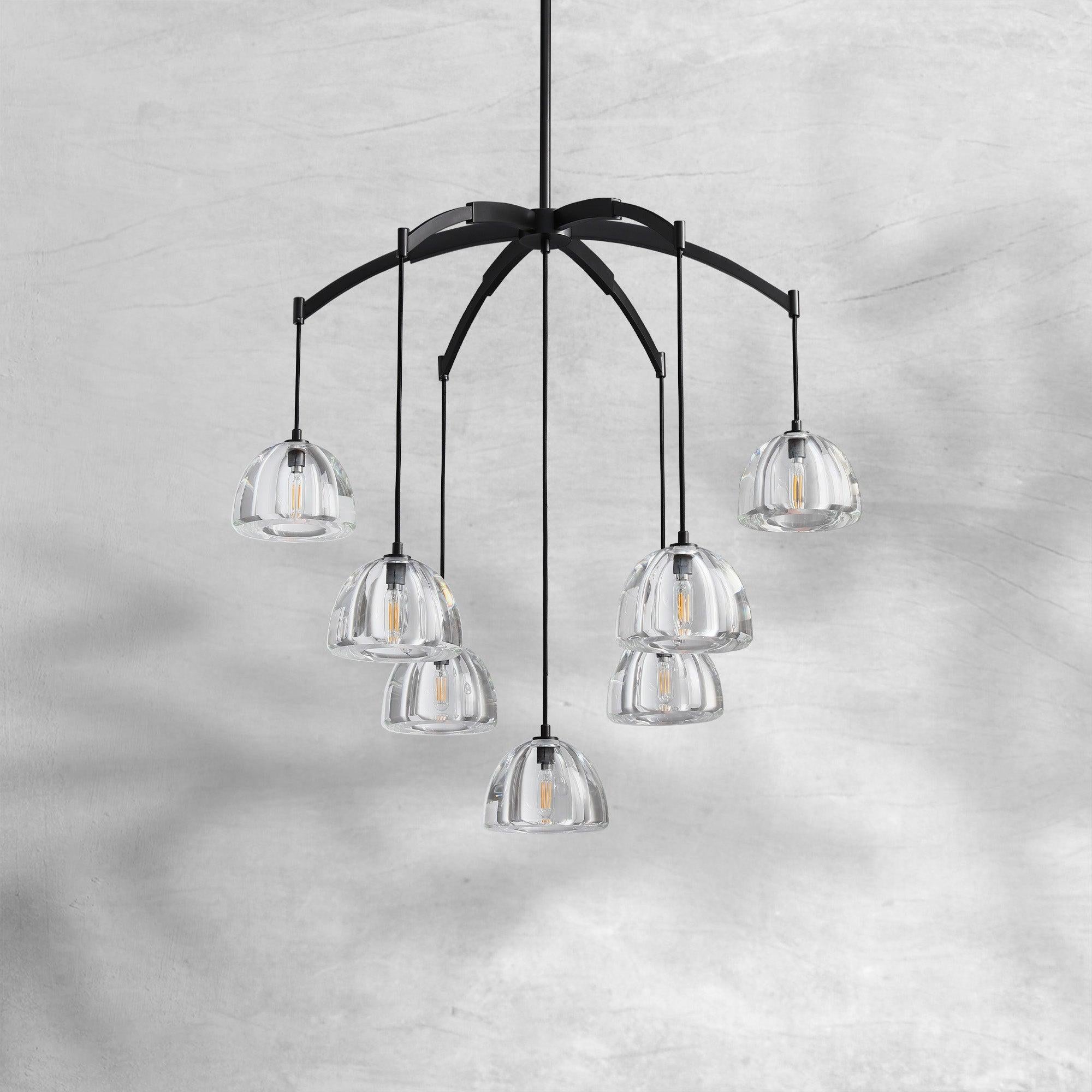 Haloid Round Chandelier