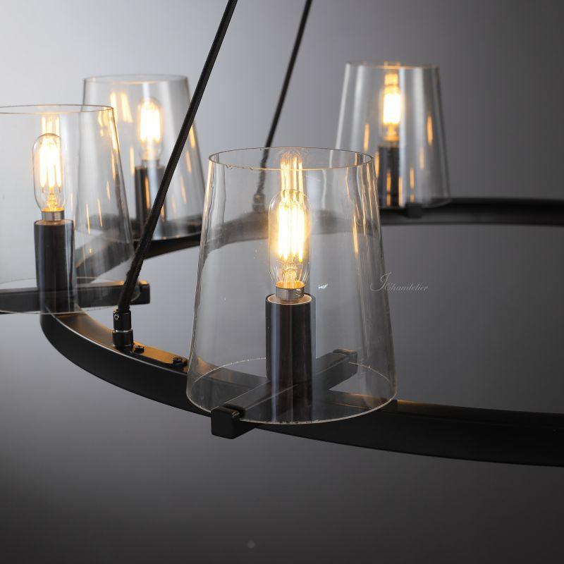 Prism Glass Round Chandelier 36"48"60" - view 16