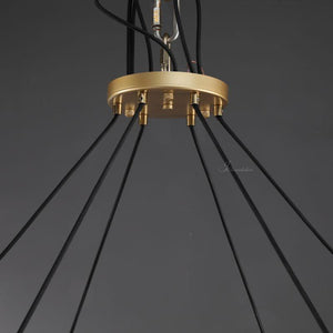 Prism Glass Round Chandelier 36"48"60" - view 14