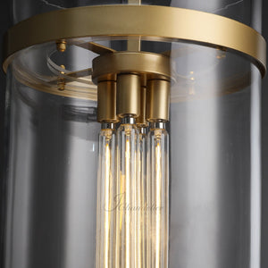 Ravion Modern Blown Glass Pendant Light 8", 10", 12", solid brass chandelier - view 16