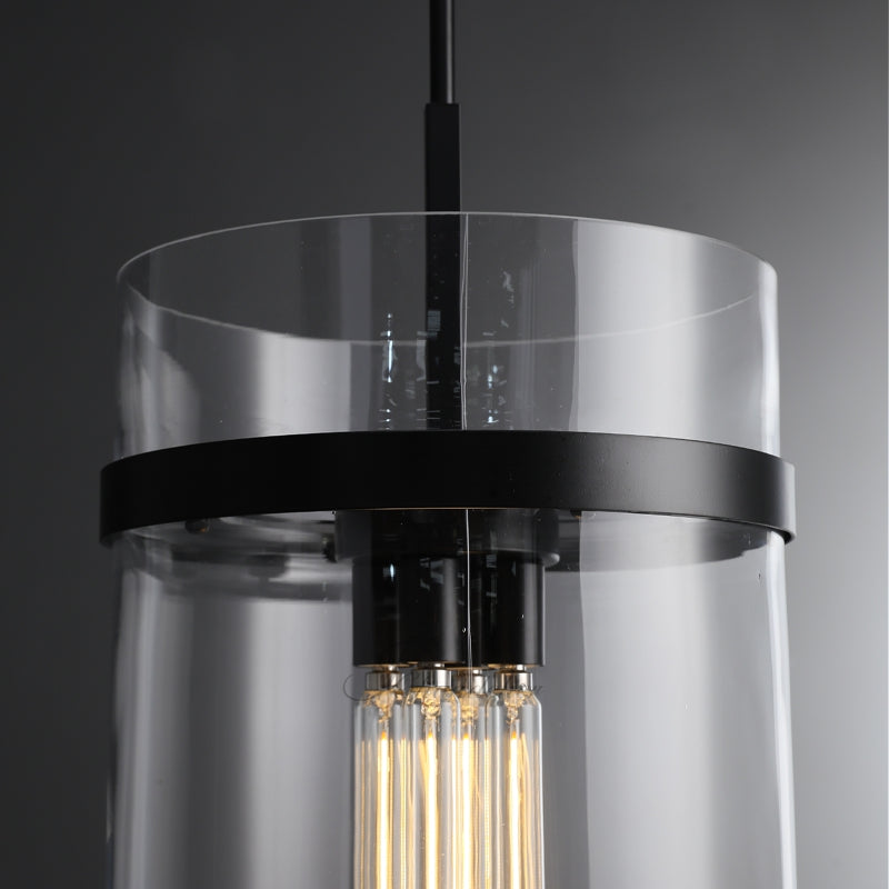 Ravion Modern Blown Glass Pendant Light 8", 10", 12", solid brass chandelier - view 18