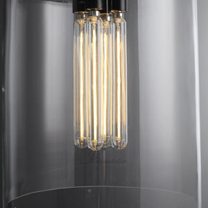 Ravion Modern Blown Glass Pendant Light 8", 10", 12", solid brass chandelier - view 20