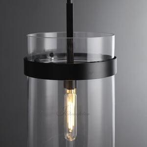 Ravion Modern Blown Glass Pendant Light 8", 10", 12", solid brass chandelier - view 19