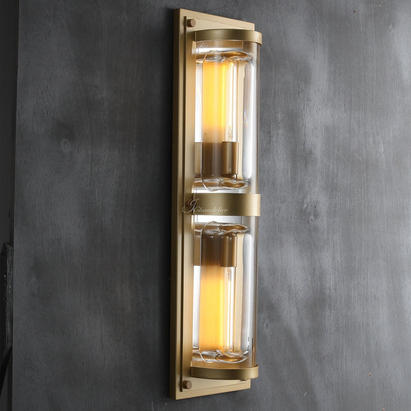 Deapx Round Linear Outdoor Wall Sconce - view 3