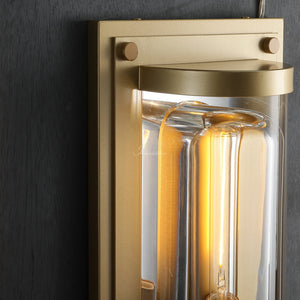 Deapx Round Linear Outdoor Wall Sconce - view 4