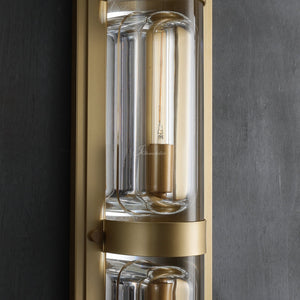 Deapx Round Linear Outdoor Wall Sconce - view 7