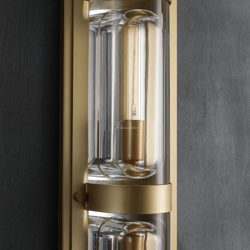 Deapx Round Linear Outdoor Wall Sconce - view 7