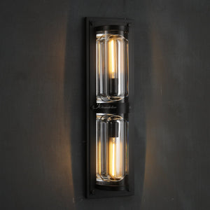 Deapx Round Linear Outdoor Wall Sconce - view 2