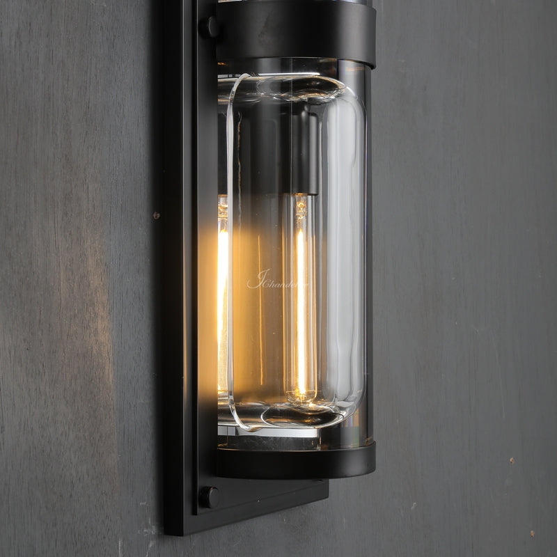 Deapx Round Linear Outdoor Wall Sconce - view 8