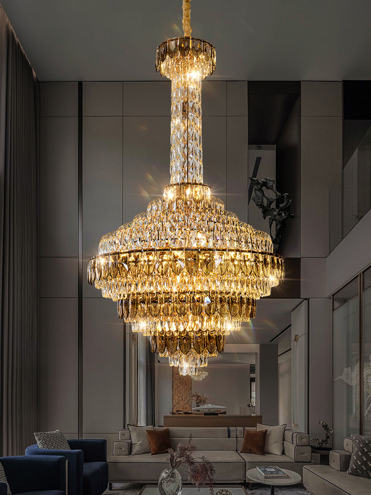 Extra Large Multi-tiered Empire Crystal Chandelier for Big Hallway/Foyer/Staircase - view 2