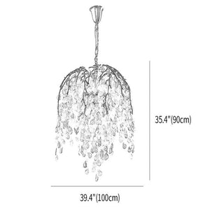 Idyllic Glass Leaves Chandelier - view 5