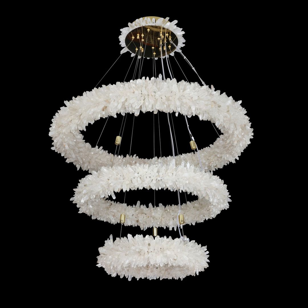 Modern Round/Oval/Linear/Square Natural Crystal Chandelier - view 17