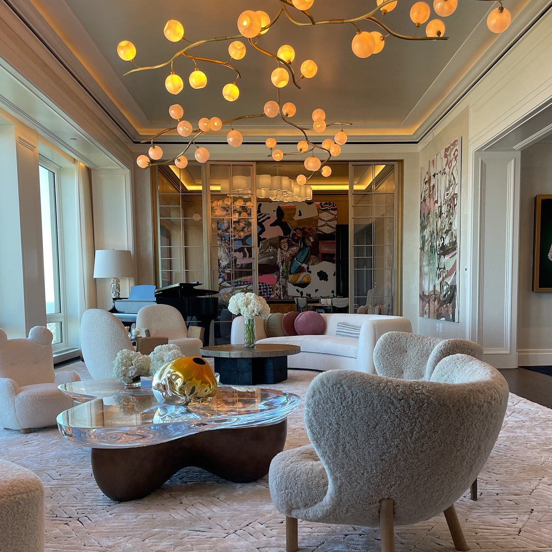 Contemporary Hand-blown Glass Globes Branch Chandelier for Dining Room Living Room and Kitchen Island - view 2