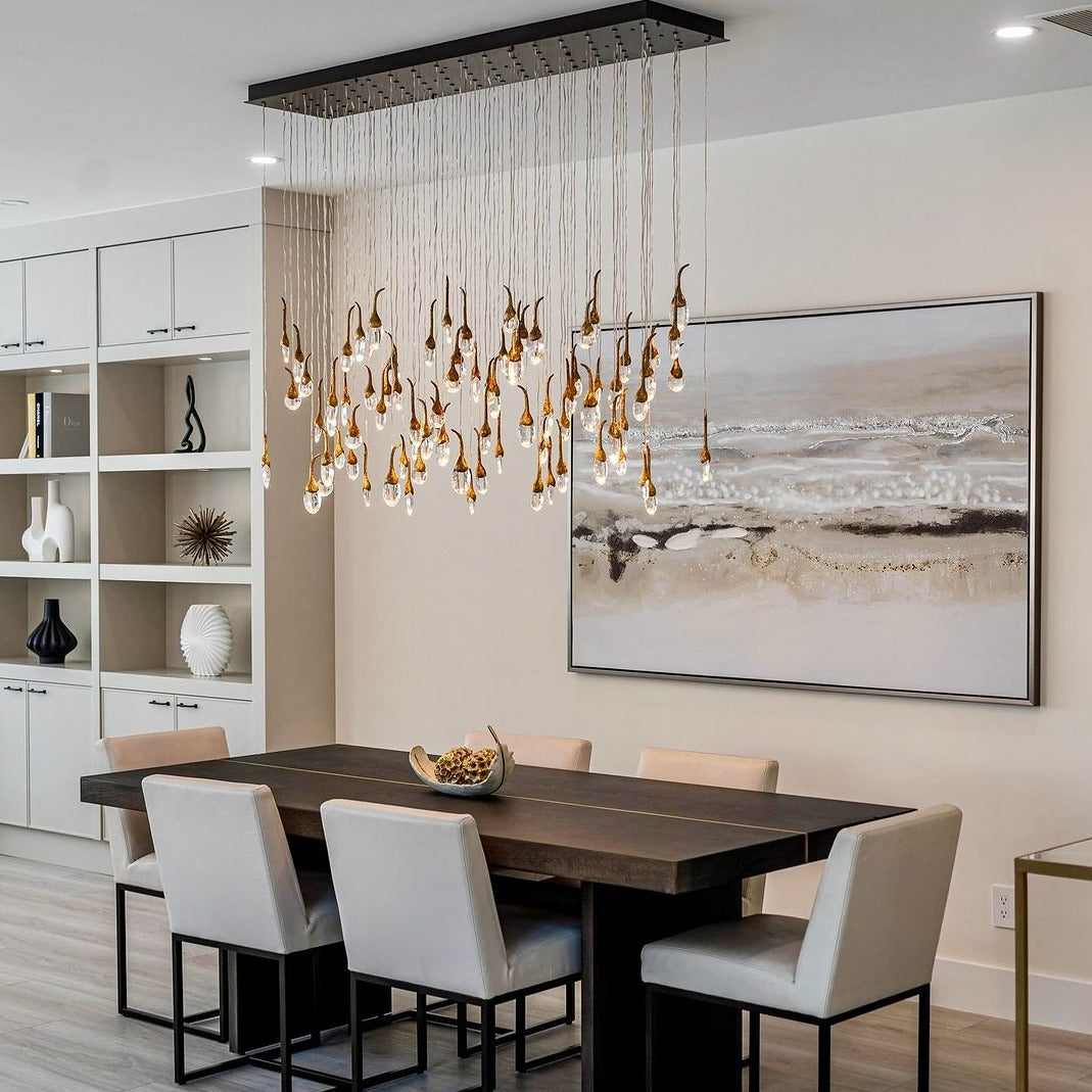 Modern Creative Seed Crystal Chandelier for Dining Room - view 3