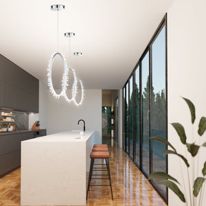 Scoppia Integrated LED Pendant, chandelier - view 3