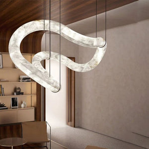 Infinity Symmetrical Alabaster Chandelier - view 3