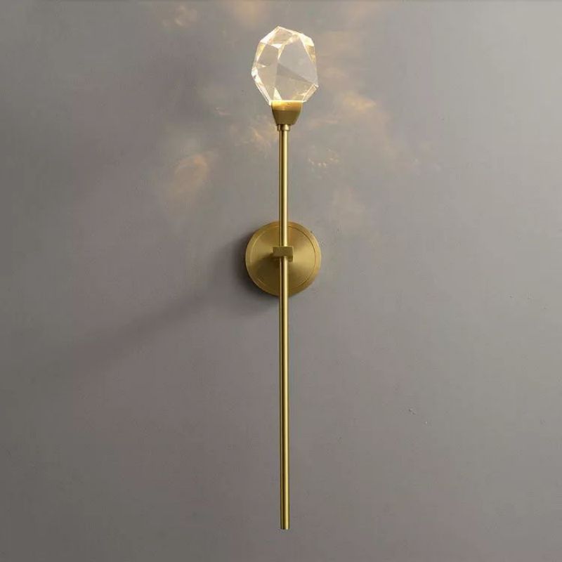 Nicole Crystal Prisms Wall Sconce, chandelier