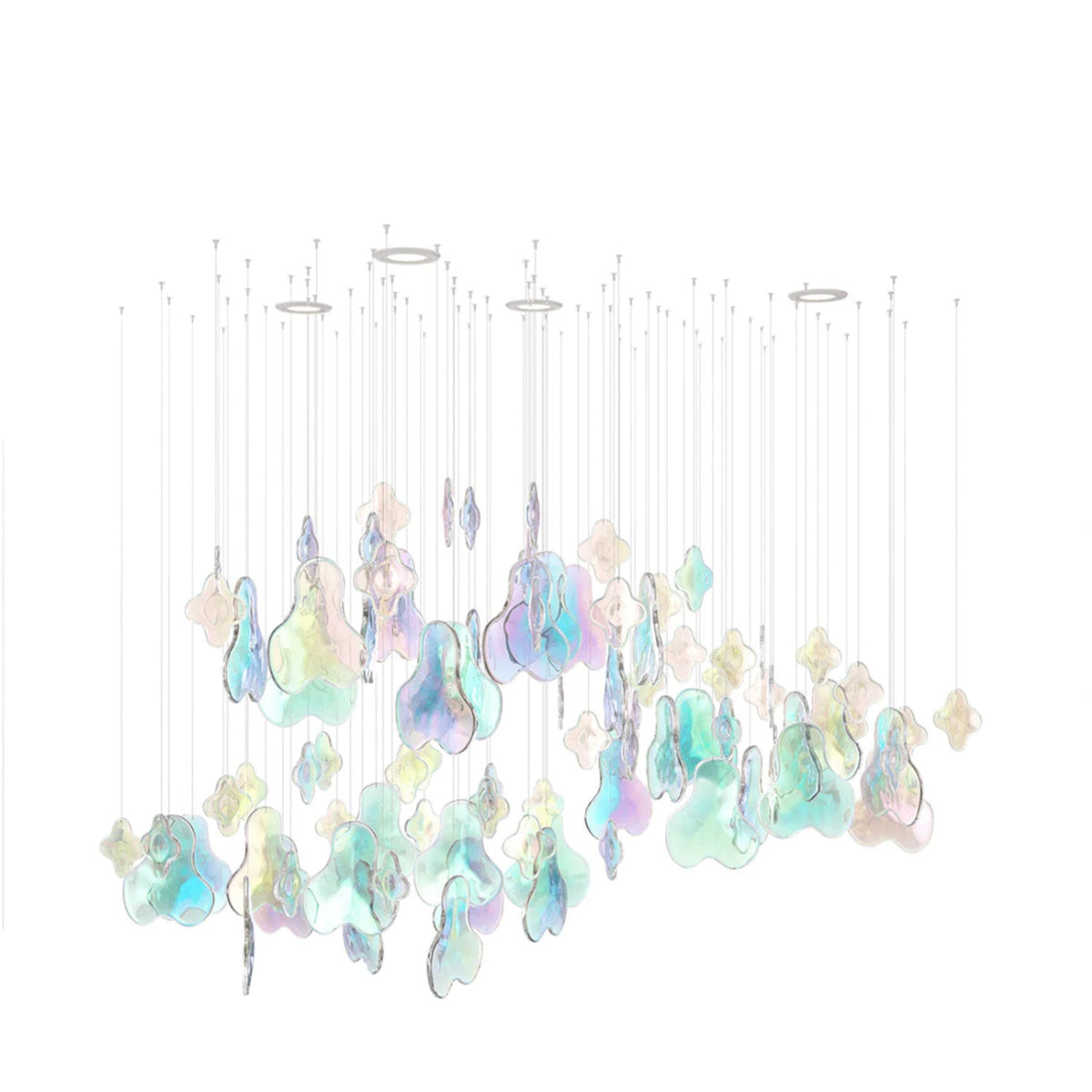 Galaxy Iris Iridescent Blossom Chandelier - view 16