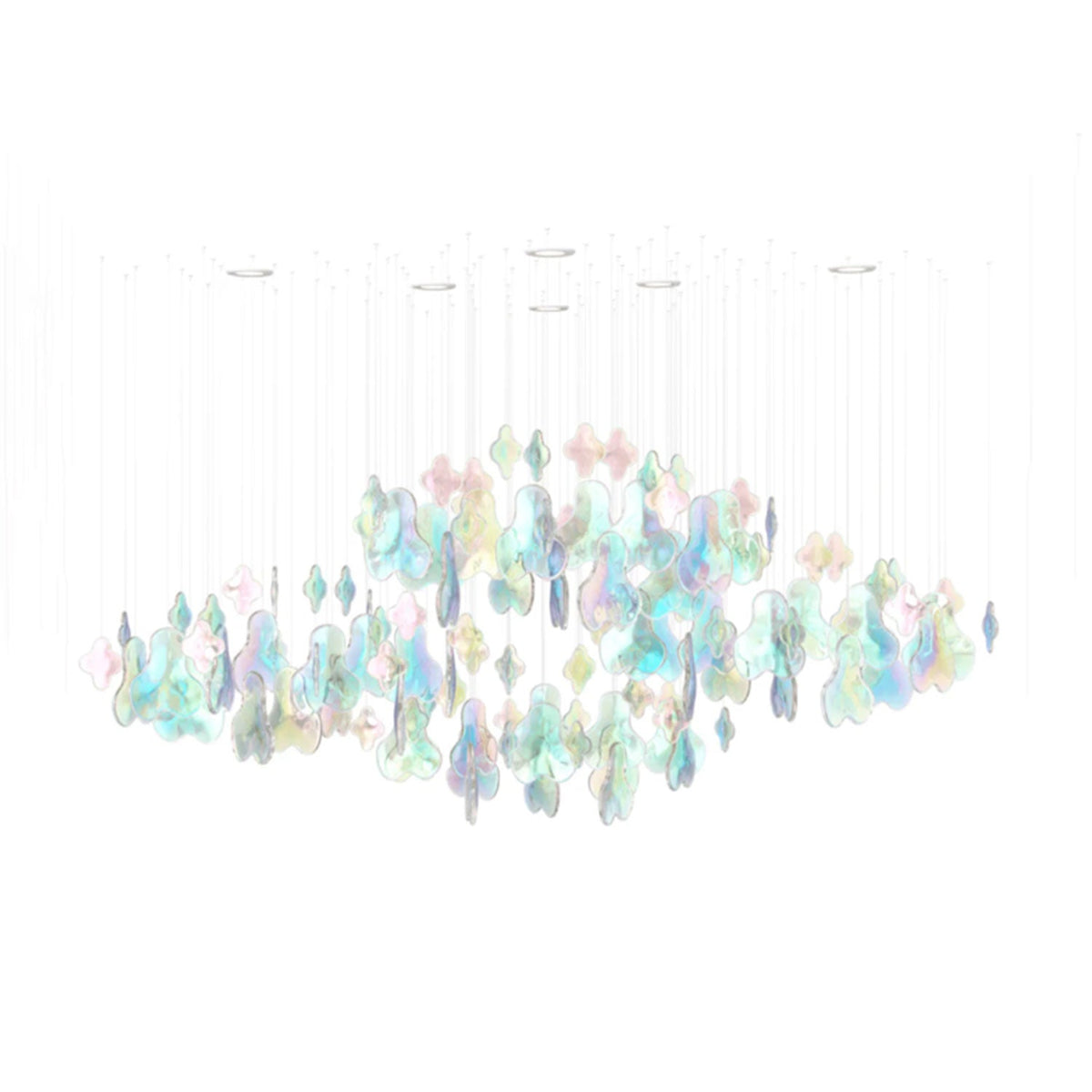 Galaxy Iris Iridescent Blossom Chandelier - view 18