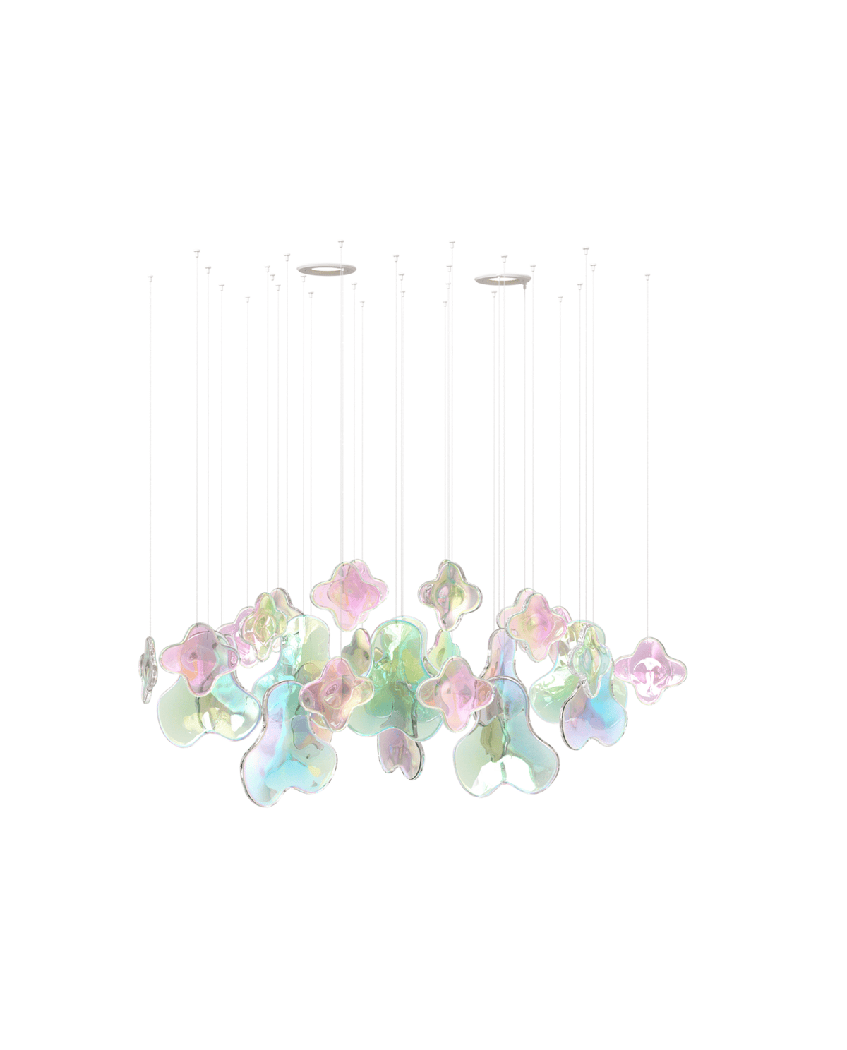 Galaxy Iris Iridescent Blossom Chandelier - view 10