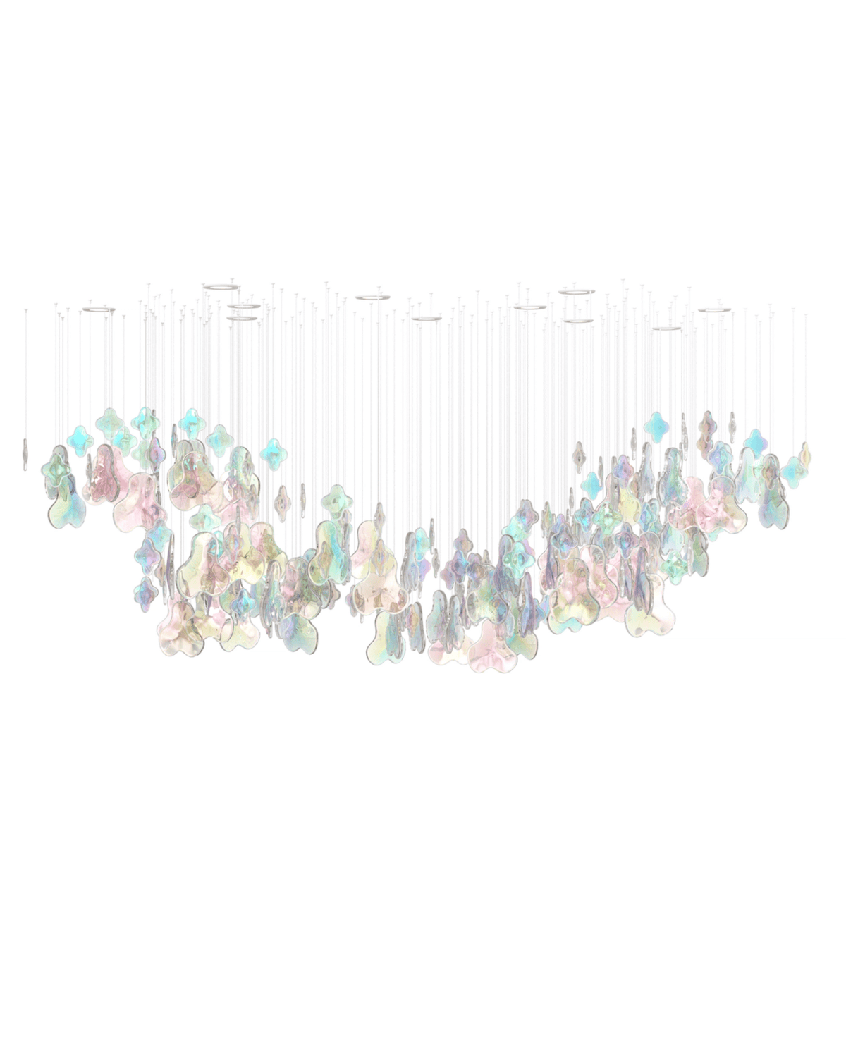 Galaxy Iris Iridescent Blossom Chandelier - view 11