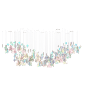 Galaxy Iris Iridescent Blossom Chandelier - view 11