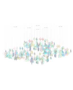 Galaxy Iris Iridescent Blossom Chandelier - view 6