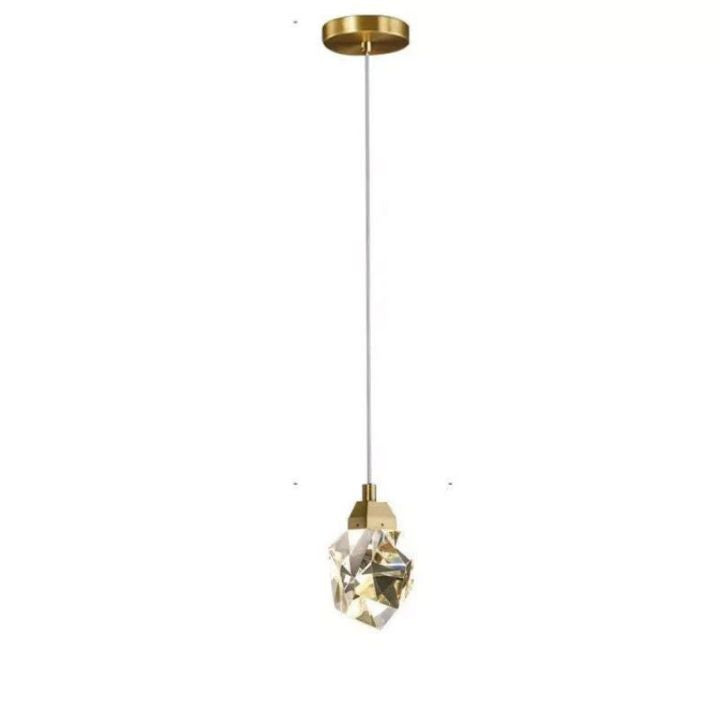 Isaro Faceted Crystal Prisms Pendant - view 2