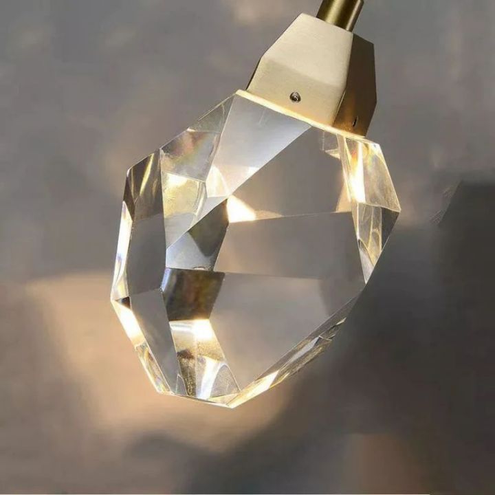Isaro Faceted Crystal Prisms Pendant - view 3